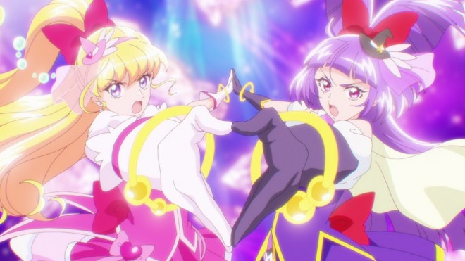 Scene cut from Witchy Pretty Cure!! MIRAI DAYS
